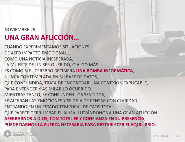 Una gran aflicción...